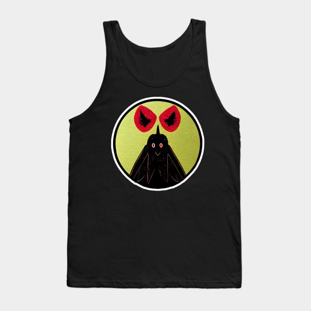 The cutest mothman vintage art out there Tank Top by nonbeenarydesigns